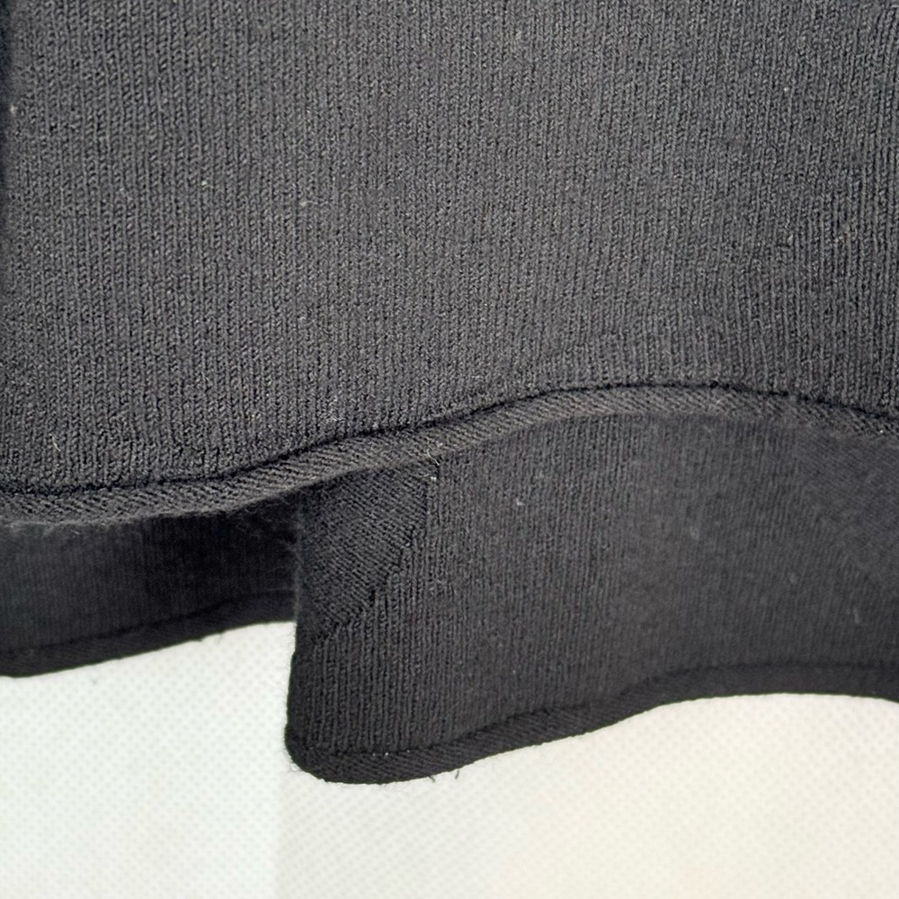 OSKA Black Sweater Doleman Sleeves Lagenlook Scoop Neckline Coastal - Picture 9 of 11